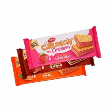 Tiffany Crunch N Cream Wafer 3 x 135Gm-Ast, 8 Pieces Per Carton